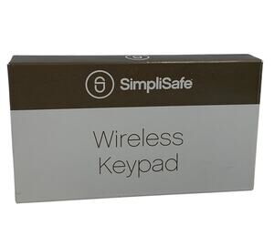 NWT SimpliSafe Wireless Keypad Home Security Alarm System Replacement White